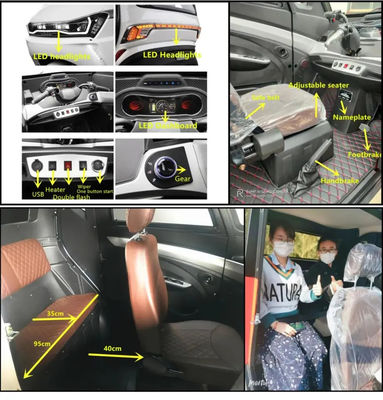 60V 1500W 3 Batterie-elektrischer Passagier Trike des Rad-erwachsene Dreirad80ah LiFePo4