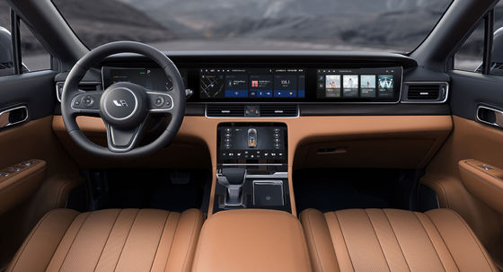 220km/h verstopfen im hybriden Schirm-Sechssitzer-Elektroauto SUVs 700Km Strecken-vier