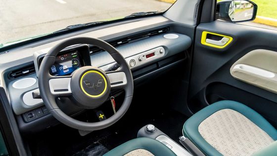 Kleine 3 Tür-Autos Wuling Game Boy 120km 2 Sitzer-Elektroauto des Kasten-4