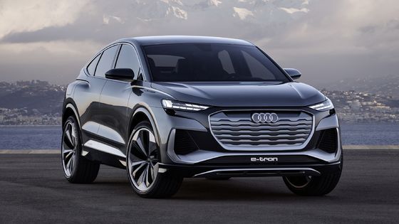 großes Tür-Elektroauto Audis Q4 E-Tron der Elektro-Mobil-160km/h 5-Sitze- 5