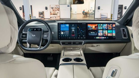 Elektroauto-Lithium-Eisen-Phosphatbatterie 1000km 446hp Lis L9 AWD große SUV