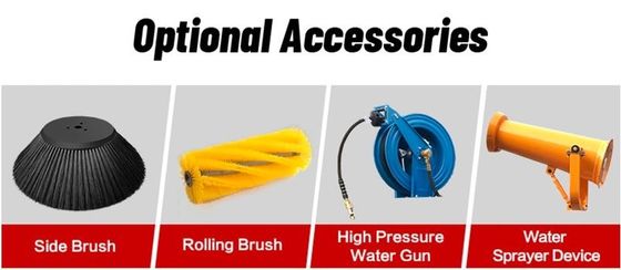 Vollversiegelte Kabine Bodenwäscher Fahrt Typ Straßenwäscher Straßenreinigungsmaschine