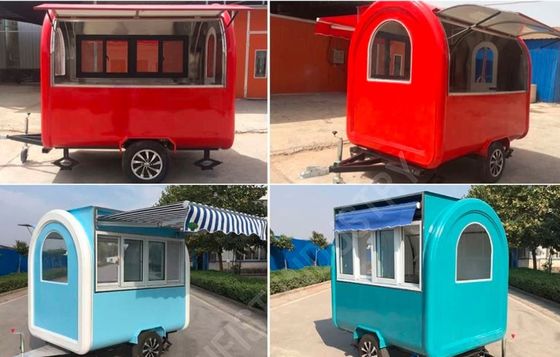 Outdoor Burger Factory Catering Mobiler Fast-Food-Trailer mit Edelstahlküche