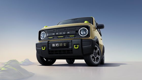 2023 Mini-Elektroauto Kleines chinesisches Elektrofahrzeug mit einem Bronco-Gesicht bei Geely Panda Knight 200km Reichweite