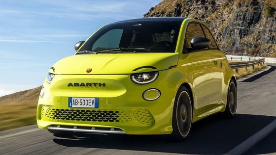 Süß und sportlich bei Abarth 500e Hot Hatchback Elektroauto so lustig wie Benzin 152P.S Motorleistung