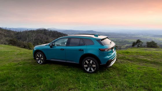 Neues Ev-Auto 2024 Honda Prologue EV Crossover mit niedriger, breiter Haltung, langem Radstand