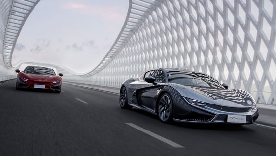 2024 Mullen GT Pure Electric Sportwagen mit 380km Reichweite 4.2s 0-100km/h Beschleunigung