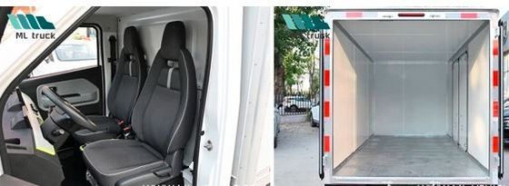 Rein elektrischer Van Neomor D05 elektrische Mikrokarte konzentriert sich auf den Bereich der städtischen Logistikverteilung, Zäune & van versio