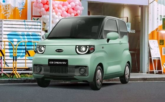 Komfortable und praktische Elektroauto- Chery QQ Eiscreme Qirui 2024 170km 205km 3 Türen 4 Sitzplätze Mini EV Minicar