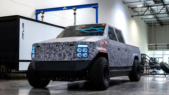 Atlis XT 100% rein elektrischer Lkw mit 125 KWh 250 KWh Batteriekapazität