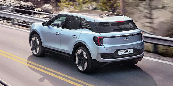 Rein elektrischer Crossover Ford Explorer mit WLTP 380 km Reichweite 9 Sek. Beschleunigung 0-100 km/h