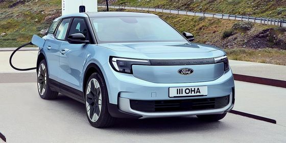 Rein elektrischer Crossover Ford Explorer mit WLTP 380 km Reichweite 9 Sek. Beschleunigung 0-100 km/h