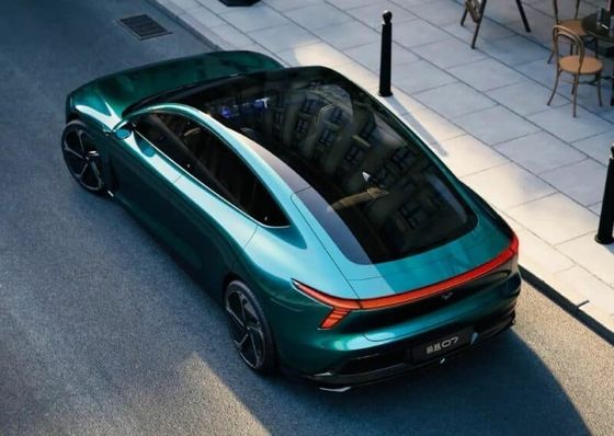 Hottest Beijingauto Show Jiyue07 200kw Motorkraft 27w;.S reines Elektroauto mit Höchstgeschwindigkeit bei 200km/h