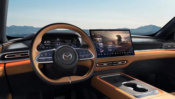 Das erste reine Elektrofahrzeug Mazda EZ-6 ist ein schlanker Rückradantrieb