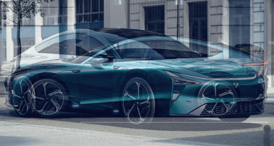 Selbstfahrender Roboter 2024 Jiyue01 200kw Motorleistung 272 PS 550km CLTC Reichweite reines Elektroauto mit Höchstgeschwindigkeit 200km/h