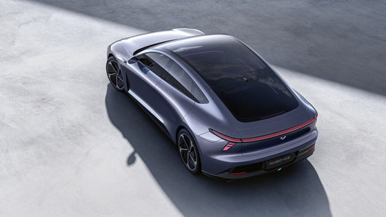 Vorverkauf Geely&Baidu Gemeinsame Marke Jiyue07 reines Elektrofahrzeug mit 200 kW/271 P.s Motorleistung 2WD Antrieb 4 Türen/5 Sitze