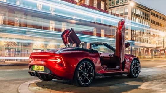 MG Cyberster Trophy Ein ganz elektrischer Sportwagen mit 335 PS und 350 lb Fuß Drehmoment, 336 Meilen Reichweite unter 77kwh Batterie