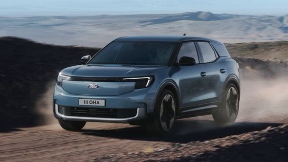 Bereit für den Start Pure Electric Crossover Ford Explorer AWD mit 532 km WLTP 250kw/340P.s Motorleistung und Höchstgeschwindigkeit 180km/h