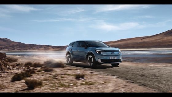 Bereit für den Start Pure Electric Crossover Ford Explorer AWD mit 532 km WLTP 250kw/340P.s Motorleistung und Höchstgeschwindigkeit 180km/h