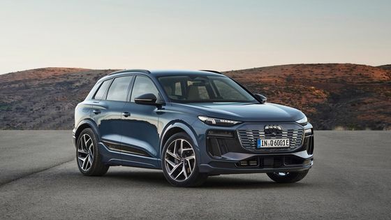 Lange Reichweite mit super schnellem 270kw Ladevorgang und großzügiger Ausstattung bei Audi Q6e-tron rein elektrischem Fahrzeug mit 285kw Leistung