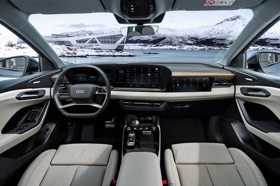 Lange Reichweite mit super schnellem 270kw Ladevorgang und großzügiger Ausstattung bei Audi Q6e-tron rein elektrischem Fahrzeug mit 285kw Leistung