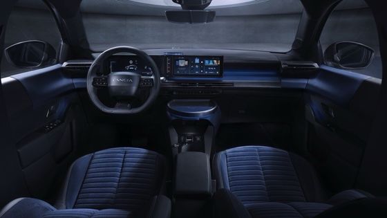 Das erste Elektroauto von Lancia Ypsilon mit Frontmotor für 154 PS und 260 Nm.