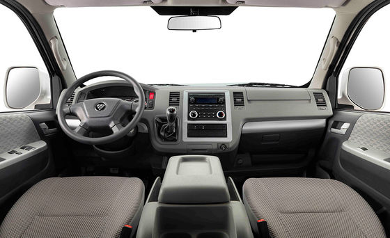 2 Sitzplätze 5,34 m Rein elektrische Langachse Flat Top Closed Truck 41,86kwh Batterie 227km Reichweite