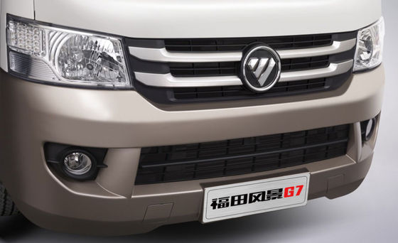 2 Sitzplätze 5,34 m Rein elektrische Langachse Flat Top Closed Truck 41,86kwh Batterie 227km Reichweite