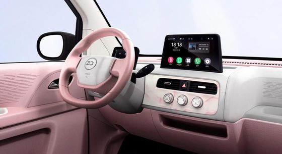 Mehrfarbige Optionen Mini Ev Cars Zhido Rainbow mit CLTP 205km 17,13/17,3kwh Batterie für 20&30kw Leistung