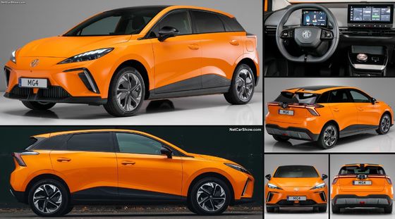 EURO EC&WVTA Zertifizierung Rein elektrisches Fahrzeug MG4 EV Rein elektrisch mit 250 N.m Drehmoment