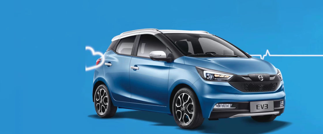 Auto-Limousine 302km NEDC der schnellen Geschwindigkeits-100km/h des Elektroauto-JMC EV3 New Energy EV