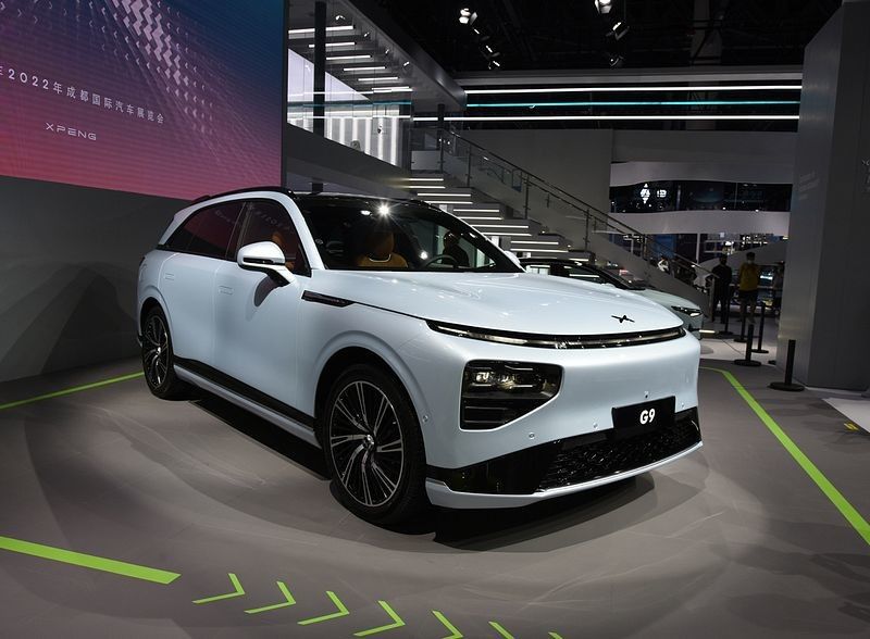 Große elektrische SUV 5 Luxusstrecke 200km/H Max Speed Xpeng G9 Sitzer-702km
