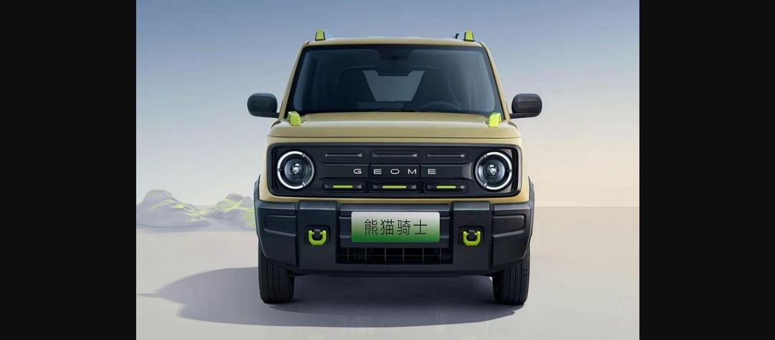 2023 Mini-Elektroauto Kleines chinesisches Elektrofahrzeug mit einem Bronco-Gesicht bei Geely Panda Knight 200km Reichweite