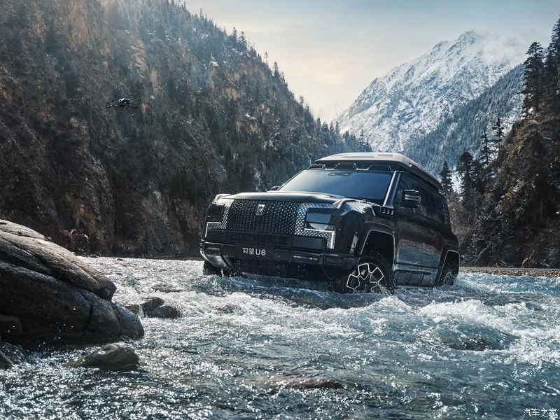 Vorverkauf 2024 Peking Auto Show BYD Yangwang U8 2024 Luxus Offroad Fahrzeug 1197 PS 4Motor 4wd Elektroauto Byd U8 Hybrid